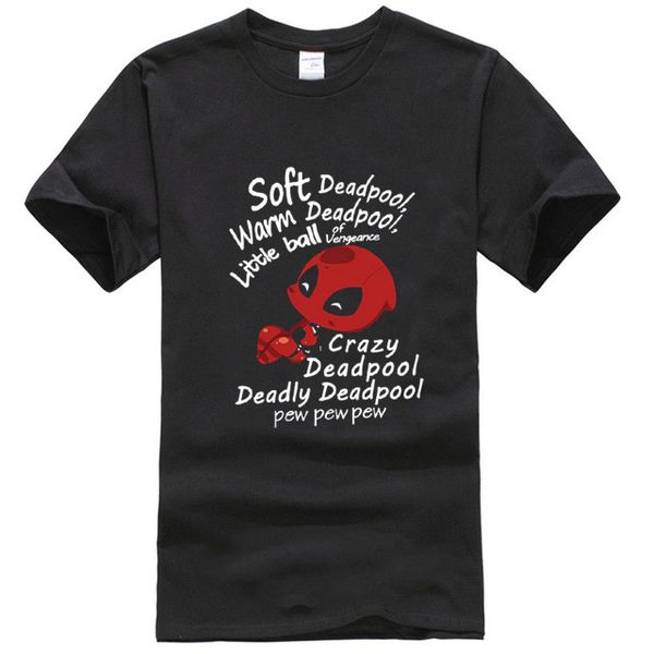 

soft deadpool mens funny t-shirt sheldon cooper mash up parody fashion orginal tshirt men cotton short sleeve t shirt homme