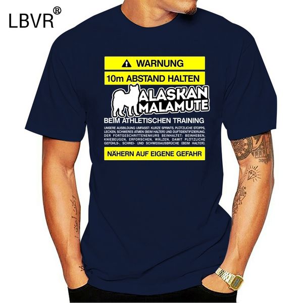 

t-shirt warnung abstand alaskan malamute training lustiger spruch siviwonder