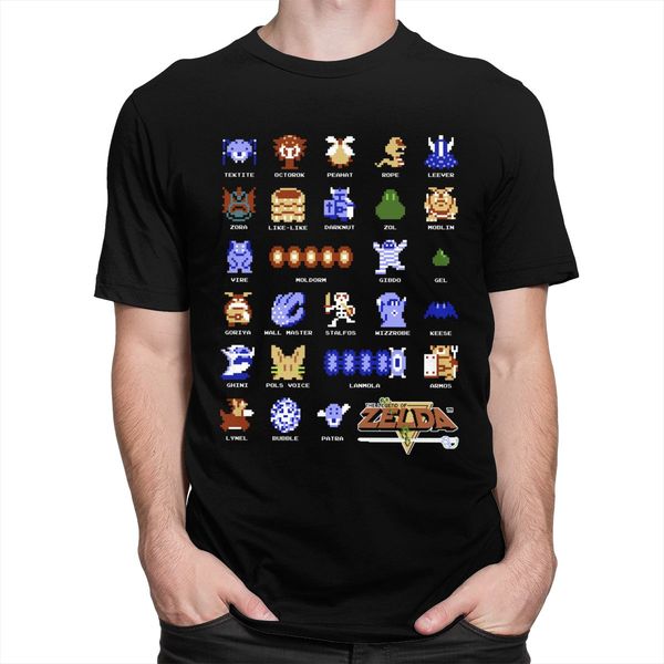 

unique men's the legend of zelda tshirts men short sleeve cotton t-shirt designer video game lover tee apparel merch gift