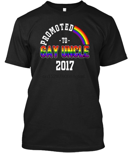 

мужчины футболка назначена гей дядя +2017 lgbt tshirt женщин футболка