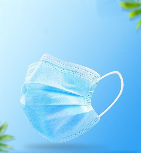 

ply masks mask blue pleated 3 non woven masks or ups#1131