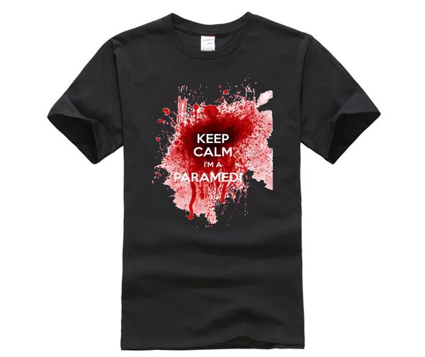 

cotton fashion 2020 trend t-shirt man summer keep calm funny ekg heart rate paramedic nurse t shirt short sleeve t-shirts