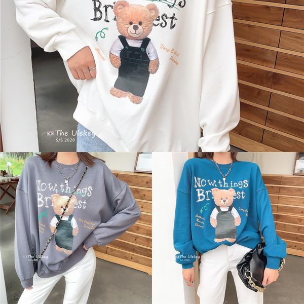 

gt 3d cartoon pattern age-reducing sweater women's sanding hole bat sleeve mid-length pullover pullover pullovert-shirt pulloverlarge s, Black