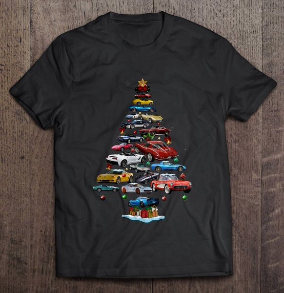 

men t shirt corvette christmas tree version2 women t-shirt