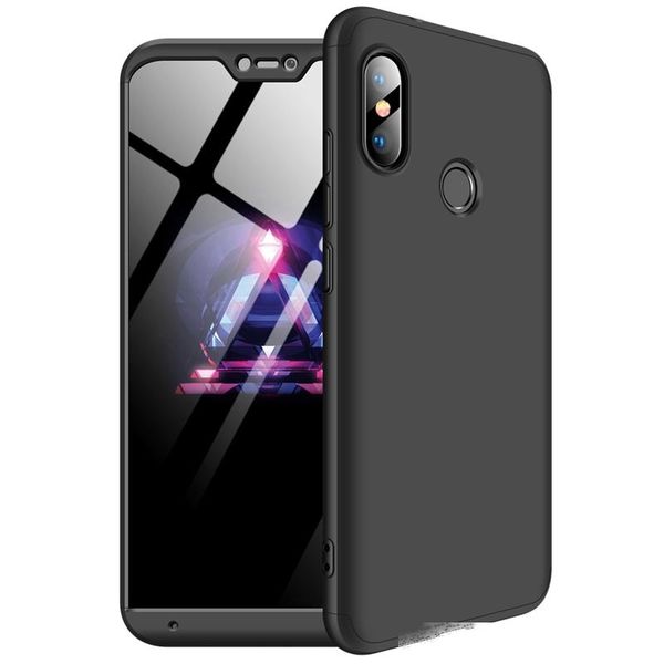 

360 degree ultra thin matte hard pc 3 in 1 anti-scratch back protection cover for redmi 6 pro