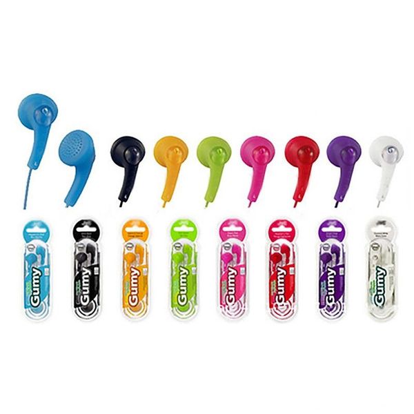 

gumy ha f150 earphones gummy earphone cell phone earphones headphone earbuds 3.5mm without mic & remote for iphone samsung quality