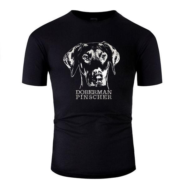 

мода доберман - доберман t shirt мужчины хлопок женщины футболки 2020 с коротким рукавом