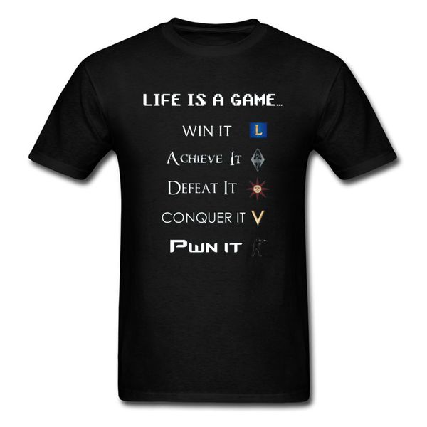 

midnite star gamer t shirt life is a game t-shirt men tshirt boyfriend gift tees funny saying dark souls for man letter clothes
