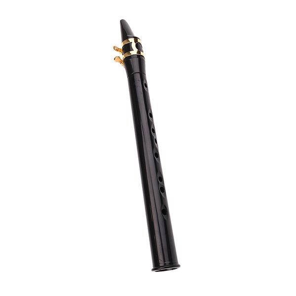 

exquisite plastic pocket saxophone mini sax woodwind instrument black