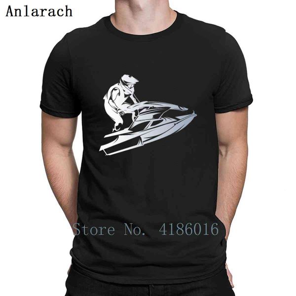 

jet ski water sport sportsman sea wave riding t shirt custom gift trend pattern summer round neck short sleeve comfortable shirt