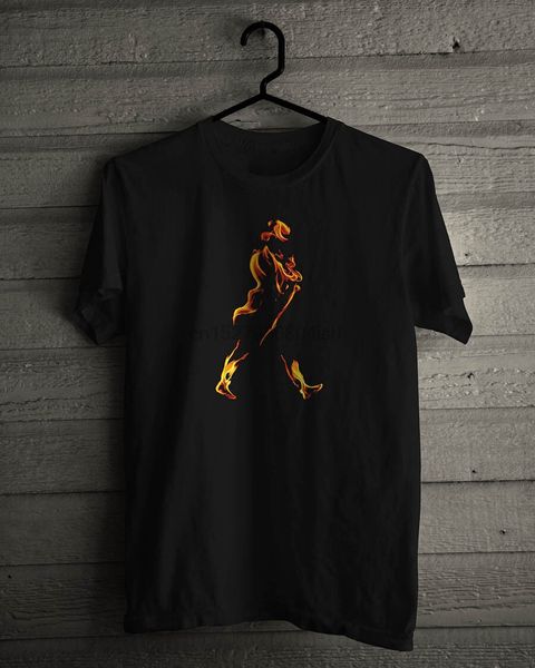 

new johnie walker on fire funny expert drink graphic black t-shirt s-5xl