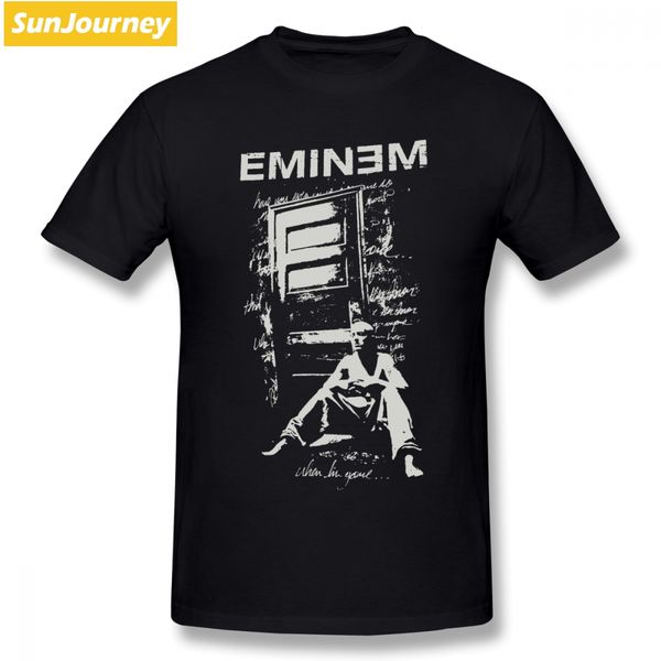 

eminem men t shirt popular leisure plus size cotton crewneck short sleeve men's t-shirts