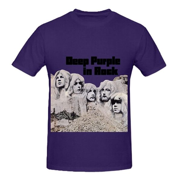 

deep purple in rock tour greatest hits men o neck cool t shirt purple