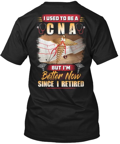 

мужчины футболка пенсионер cna рубашка женщины t-shirt