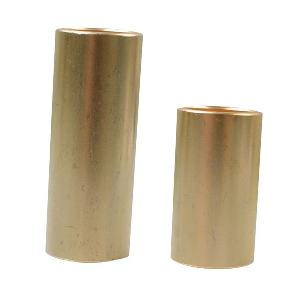

durable 2 pieces brass tone bar guitar slide bars for guitar bass accessory 60mm+40mm