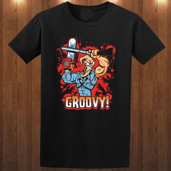 

earthworm tee jim ash evil dead s m l xl 2xl 3xl t-shirt groovy