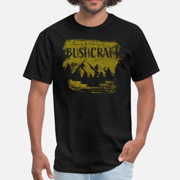 

printing bushcraft nature men t shirt girl boys black funny casual t shirt for men short sleeve male quality