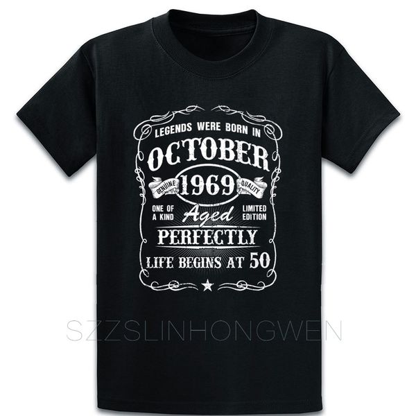 

born in 1969 50th birthday gift ideas legends t shirt kawaii crazy o neck designing basic leisure tee shirt summer shirt