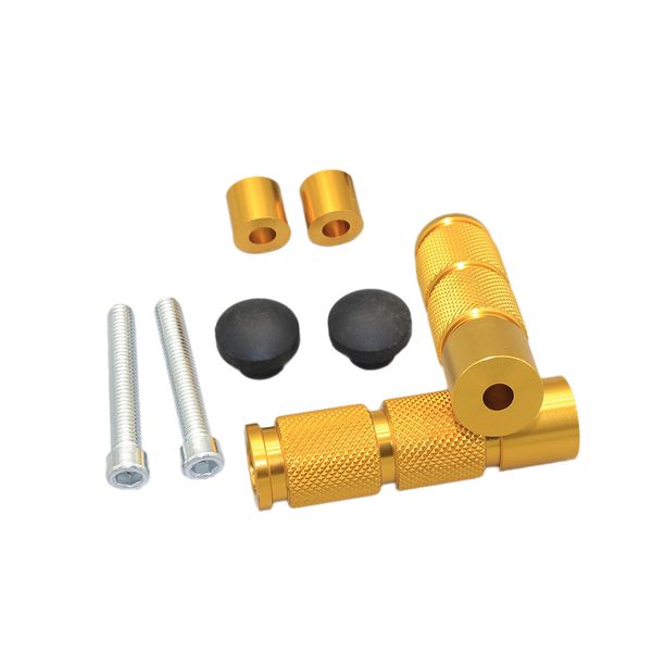 

2pcs универсального cnc алюминий мотоцикл atv подножки подножка педаль