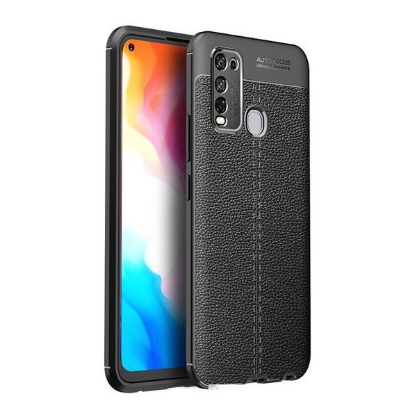 

fitted cases for ivo y50 case cover y19 v11 v15 v17 pro luxury leather soft silicon tpu anti-knock phone bumper back