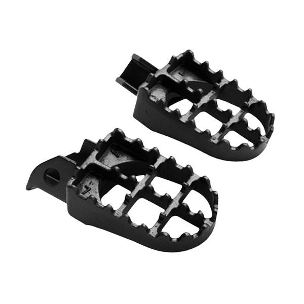 

pair black motorcycle bike foot pegs for suzuki dr250 dr350 dr350se dr650