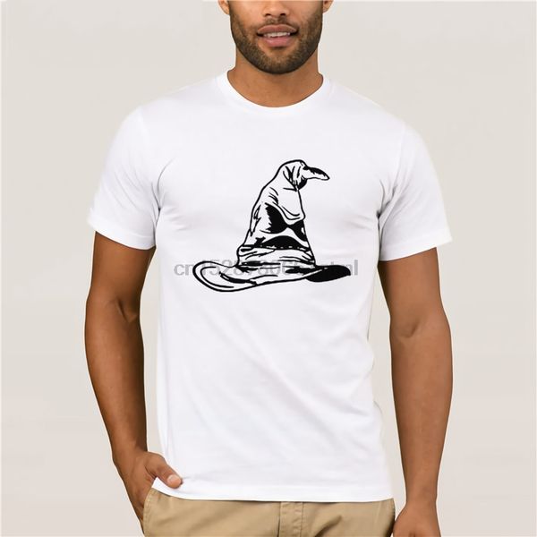 

fashion t shirt 100% cotton sorting hat from t-shirt mens fun casual print t-shirt