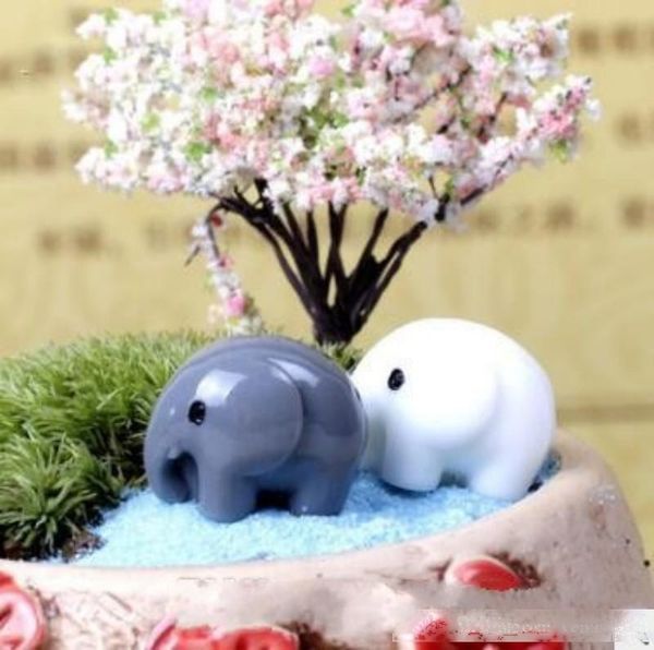 

resin garden decorations fairy garden miniatures cute elephant miniature landscape ornaments garden bonsai dollhouse decorations resin craf