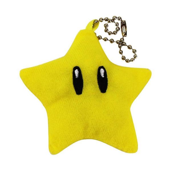 

7cm luigi bros star stuffed plush toy pendant gifts 9cm noma017
