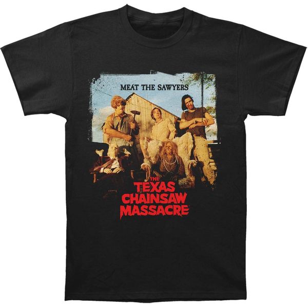 

texas chainsaw massacre meat the sawyers tee men t shirt short sleeve print casua print t-shirt for men 2018 tee