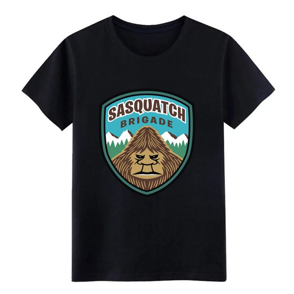 

men's sasquatch brigade t shirt designing short sleeve size s-3xl letter famous funny spring novelty shirt