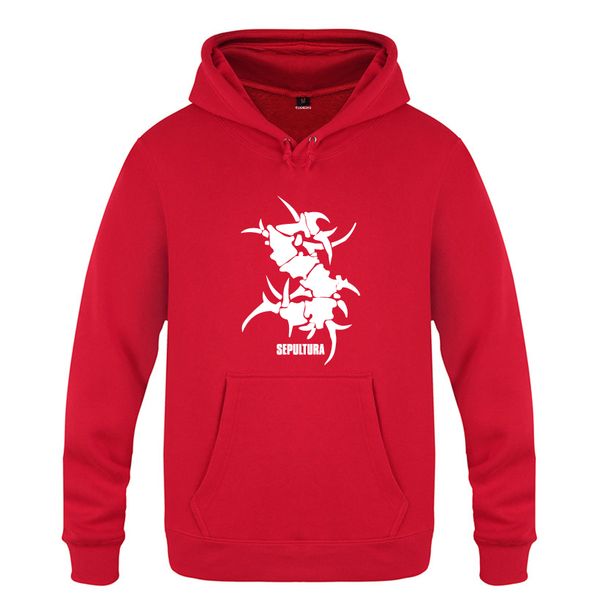 

sepultura logo metal punk rock music sweatshirts men 2018 mens hooded fleece pullover hoodies