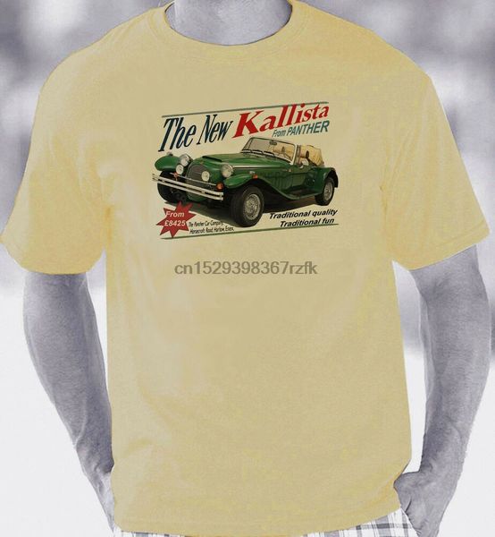 

panther kallista retro brochure style t-shirt