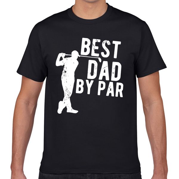 

t shirt men dad by par golfing fashion white geek short male tshirt xxxl