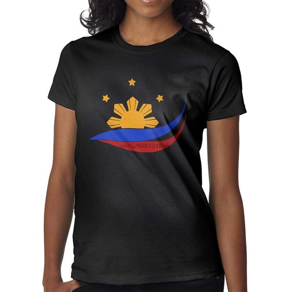 

printed flag of the philippines filipino womens funny ssleeves t shirt