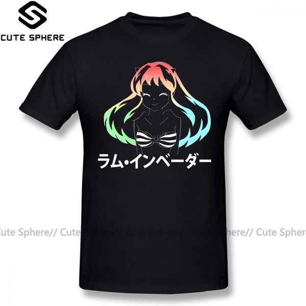 

ranma t shirt lum invader black ver t-shirt funny short sleeves tee shirt fashion mens 6xl graphic 100 cotton tshirt