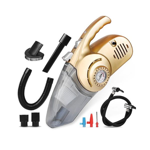 

hand-held car vacuum cleaner electric air pump tyre inflators 120w wet 4 in 1 car cleaner air pump automatic portable