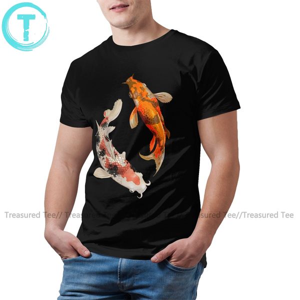 

japanese koi carp t shirt japanese koi fish t-shirt big size men tee shirt basic short-sleeve print tshirt