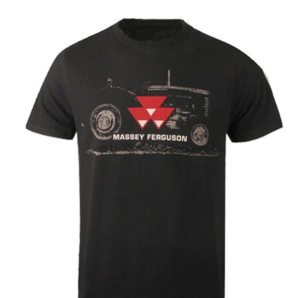 

massey ferguson vintage tractor tee man short sleeve t shirt o neck graphic