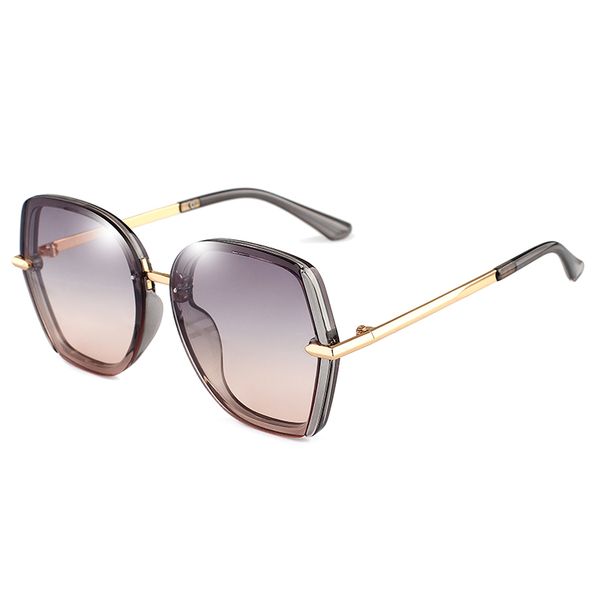 

sunglasses 2021 butterfly shape ladies alloy frame fashion brand design plastic material lenses 6292 uv400 protection eyewear, White;black