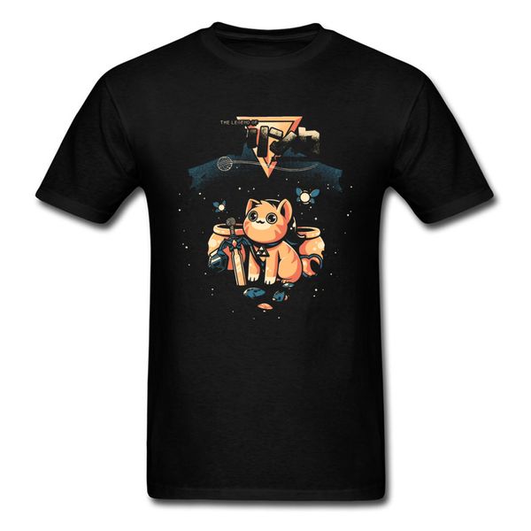

неко cat колдовство тенниска некромант забавный мультфильм футболка galaxy star lovers day мужчины лучшие одежды качества
