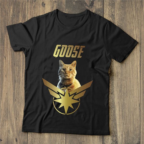 

goose mother flerken captain symbol black t shirt cotton men s-3xl homme plus size tee shirt