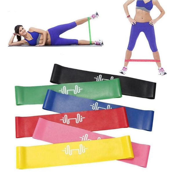 

wholesale 6pcs/set resistance bands power heavy strength gym exercise fitness yoga x85