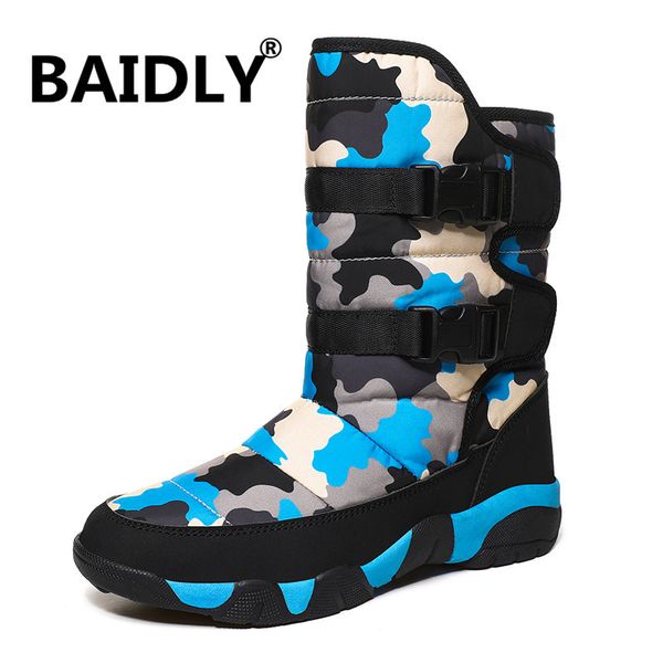 

зимняя обувь женщина boots платформа толстых fur boots снег зима женщины warm женского плюс размер chaussures femme, Black