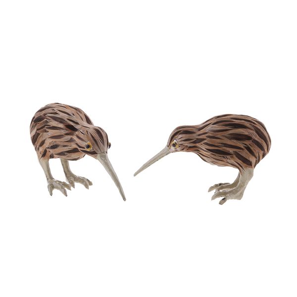 

2pcs сымитированного bird vivid garden home decor prop украшение без хвоста