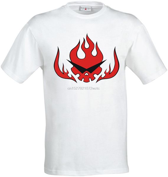 

gurren lagann mecha anime logo artwork (woman's available) men's t shirt white
