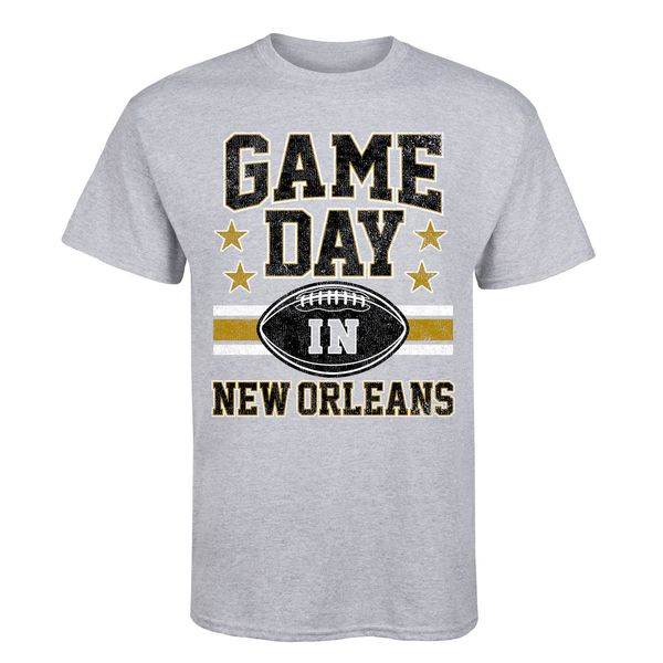 

brand summer style men o-neck short-sleeved slim fit gd new orleans footballer custom t shirts online