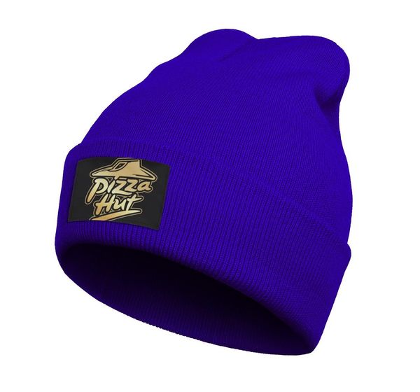 

мода pizza hut логотип флэш-золотой заказ пиццы онлайн-манжета toboggan beanie череп шапки брим логотип оригинальная красная доставка серый, Blue;gray