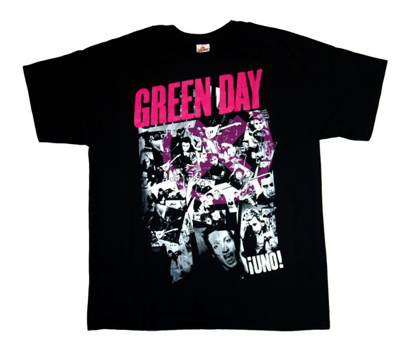 

green day photo collage t shirt s m l xl 2xl brand new official t shirt