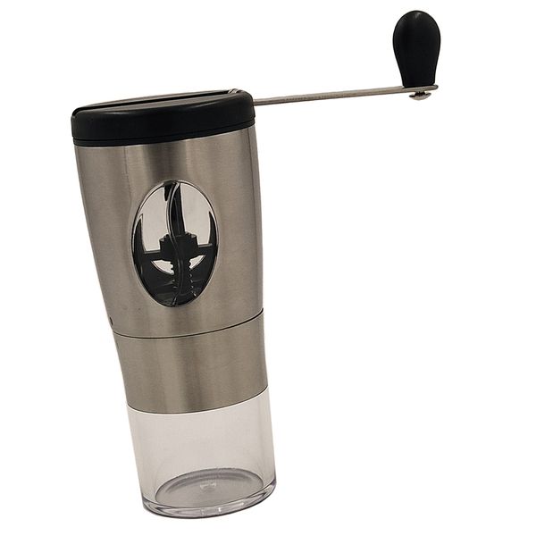 

ceramic burr manual coffee grinder portable hand crank bean mill for coffee lovers