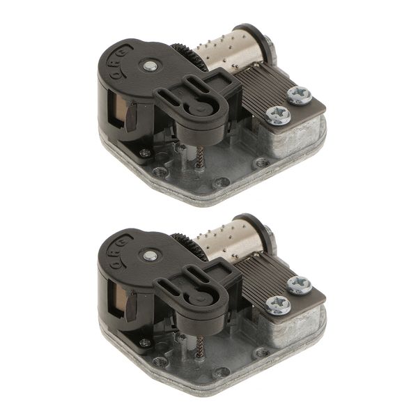 

2pcs wind up музыкальный движение diy music box parts